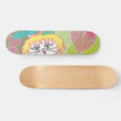 Schaats Kat liefde Persoonlijk Skateboard (Horizontaal)