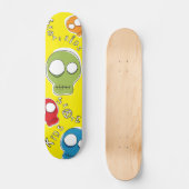 Schaats Kinder Skulls Mini Board Persoonlijk Skateboard (Voorkant)