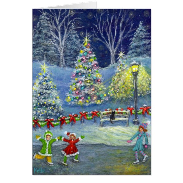 Schaats kleine zussen (Voorkant)