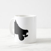 schaats koffiemok (Voorkant links)