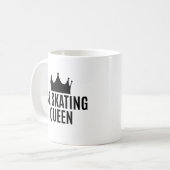 Schaats Koningin - Schaatsen Koffiemok (Voorkant links)