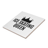 Schaats Koningin - Schaatsen Tegeltje (Zijkant)