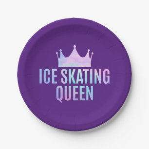 Schaats Koningin - Schaatsliefhebbers Papieren Bordje