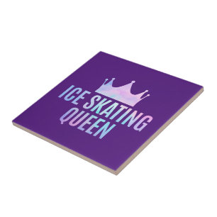Schaats Koningin - Schaatsliefhebbers Tegeltje