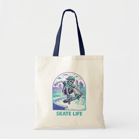 Schaats Leven Tote Bag (Voorkant)