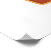 Schaats Meer, minder zorgen Retro Skateboarden Quo Poster (Hoek)