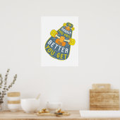 Schaats Meer Poster (Keuken)