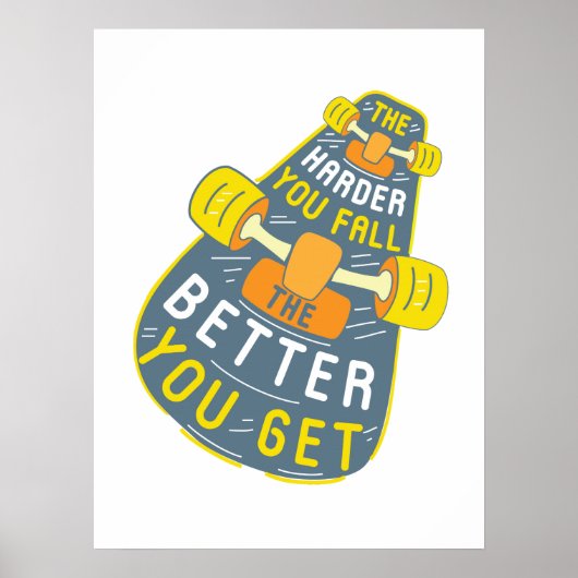 Schaats Meer Poster (Voorkant)