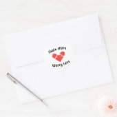 Schaats Meer Zorgen Minder - Grappig Schaatsen Hart Sticker (Envelop)