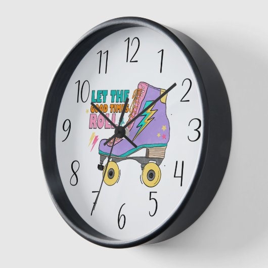 schaats met koelretrorroller (Hoek)