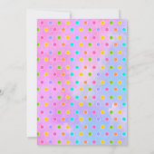 Schaats met rolschaatsen op feestdag kaart (Achterkant)