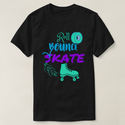 Schaats met rolstoot t-shirt (Design voorkant)