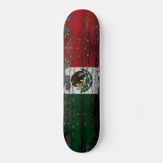 Schaats Mexico-vlag Persoonlijk Skateboard (Voorkant)