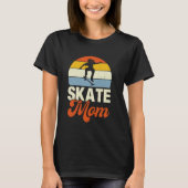  Schaats Mom Skateboarden Love Mama T-shirt (Voorkant)