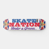 SCHAATS NATION onder een Groove UK Skateboard (Horizontaal)