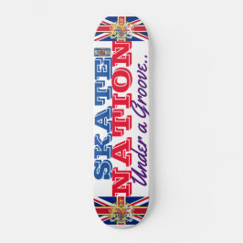 SCHAATS NATION onder een Groove UK Skateboard