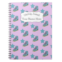 Schaats notitieboekje voor afbeelding