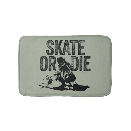Schaats of afsterven (Hockey) Badmat (Voorkant)