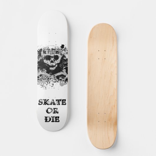 Schaats of afsterven skateboard (Voorkant)