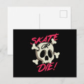 Schaats of Die Briefkaart (Voorkant / Achterkant)