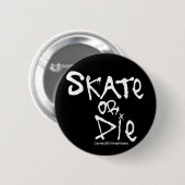 Schaats of Die Button (Voorkant /achterkant)