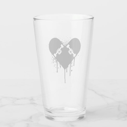 Schaats of Die Glass Glas (Achterkant)