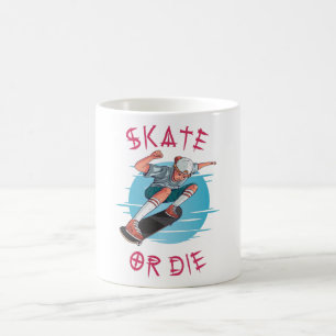 Schaats of die Skateboarder Boy Koffiemok
