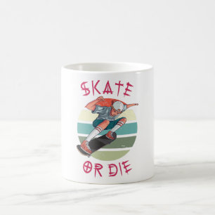Schaats of die Skateboarder Boy Koffiemok
