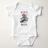 Schaats of die Skateboarder Boy Romper (Voorkant)