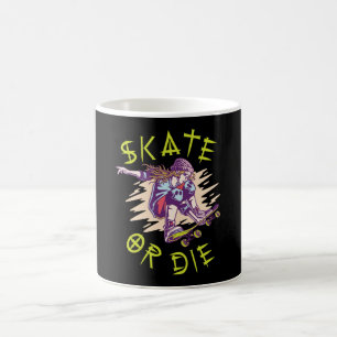 Schaats of die Skateboarder Girl Koffiemok
