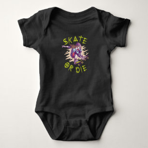 Schaats of die Skateboarder Girl Romper