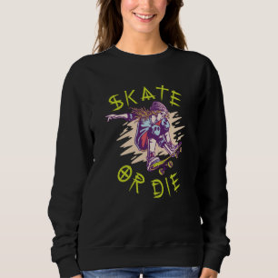 Schaats of die Skateboarder Girl Trui