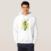 Schaats of die Skeleton Skateboarder Hoodie (Voorkant volledig)