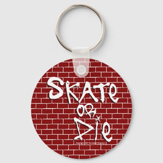 Schaats of Die Sleutelhanger (Voorkant)