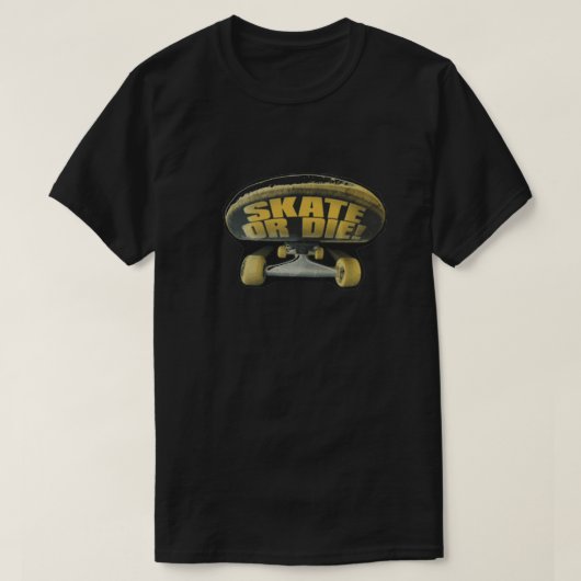 Schaats of Die T-Shirt (Design voorkant)