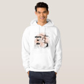 Schaats of sterf Grunge Skate Hoodie (Voorkant volledig)