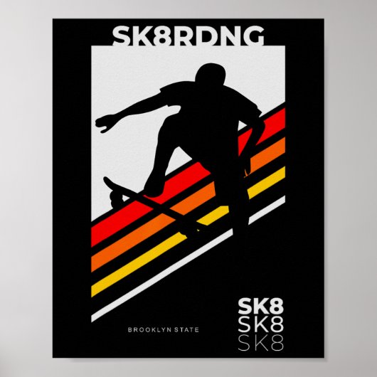 Schaats of sterf poster (Voorkant)