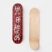 Schaats- of sterskateboard persoonlijk skateboard (Voorkant)