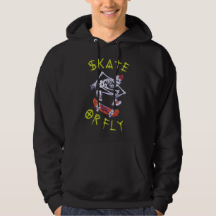Schaats- of vliegkeletskateboarder hoodie