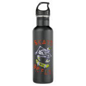 Schaats- of vliegkeletskateboarder waterfles (Voorkant)