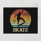 Schaats Olli ontwerp voor skaters Feestdagenkaart (Voorkant)