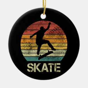 Schaats Olli ontwerp voor skaters Keramisch Ornament