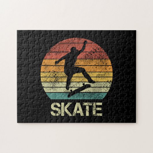 Schaats Olli ontwerp voor skaters Legpuzzel (Horizontaal)