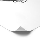 Schaats om te leven - Poster 70x50 (Hoek)