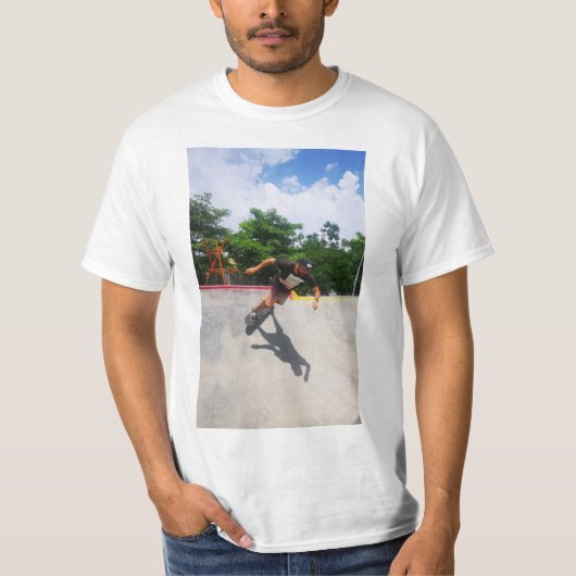 Schaats-oprijstemming T-shirt (Voorkant)