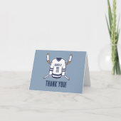 Schaats over ijshockey bedankkaart (Voorkant)