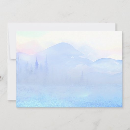 Schaats over - Winter Schaatsfeest met foto Kaart (Achterkant)