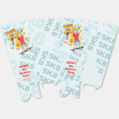 Schaats Park Fun Boy Verjaardagsfeestje Bedankdoosjes (Ongevouwen)