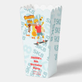 Schaats Park Fun Boy Verjaardagsfeestje Bedankdoosjes (Voorkant)