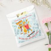 Schaats Park Fun Boy Verjaardagsfeestje Bedankzakje (Gezegeld)